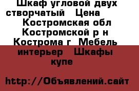 Шкаф угловой двух створчатый › Цена ­ 3 000 - Костромская обл., Костромской р-н, Кострома г. Мебель, интерьер » Шкафы, купе   